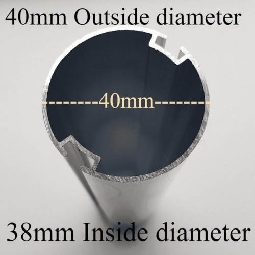 40mm Outside Diameter Roller Blind Tube